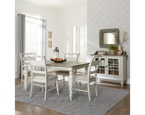 Whitney Rectangular Dining Room Set in Antique Linen