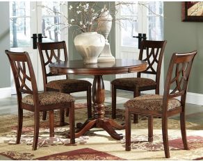 Ashley Furniture Leahlyn Round Set in Medium Brown