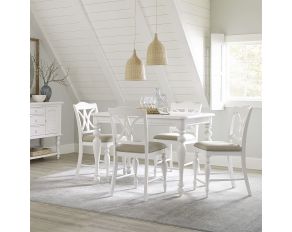 Summer House Gathering Dining Room Set in Oyster White