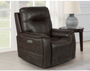 Lexington Triple Power Media Recliner in Canyon Walnut