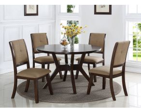 Barney Dining Set in Brown