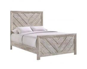 Ellen Full Panel Bed in White