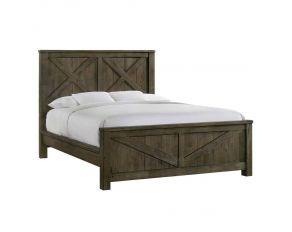 Maverick Queen Panel Bed in Antique Grey Finish