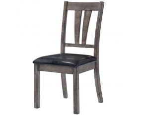 Nathan Side Chair in Gray Oak Finish