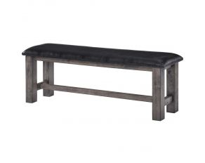 Nathan Dining Bench in Gray Oak Finish