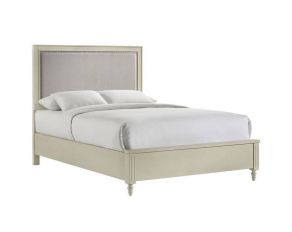 Gianna Full Panel Bed in White Finish