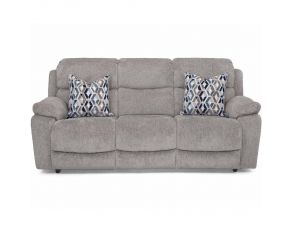 Dayton Power Reclining Sofa with Integrated USB Port in Nucleus Fog