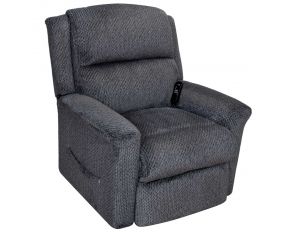 Franklin Province Lift Recliner with Power Lumbar Support and Magazine Pouch in Werebear Charcoal