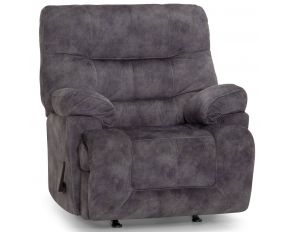 Boss Fabric Recliner in Quiet Riot Charcoal