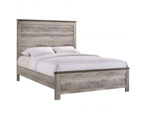 Millers Cove Full Panel Bed in Cool Gray Finish