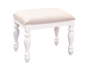 Liberty Furniture Summer House I Vanity Stool in Oyster White