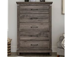 Lakeside Haven 5 Drawer Chest in Brownstone Finish