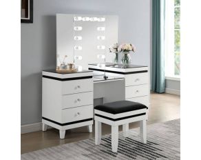 Madonna Vanity Set in White and Black