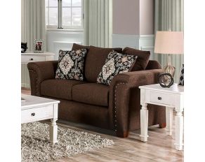 Belsize Loveseat in Chocolate Tan