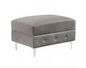 Ciabattoni Ottoman in Gray