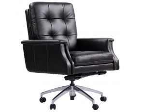 Dc#128 Leather Desk Chair in Verona Coffee