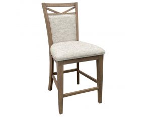 Americana Modern Counter Height Dining Chair in Cotton