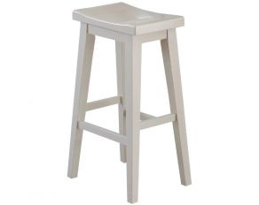 Americana Modern Dining 30 Inch Bar Stool in Cotton