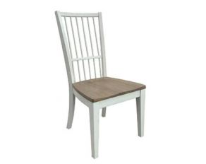 Americana Modern Dining Spindle Back Chair in Cotton