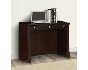 Stanford Library Desk with USB Power Center in Light Vintage Sherry