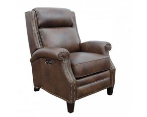 Barrett Power Recliner in Worthington Cognac