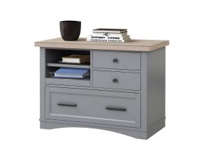 Americana Modern Functional File with Power Center in Dove