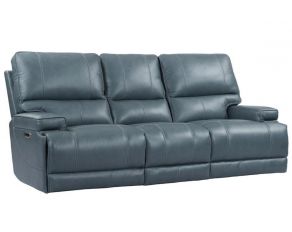 Whitman Power Cordless Sofa in Verona Azure