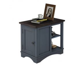 Americana Modern Chairside Table in Denim