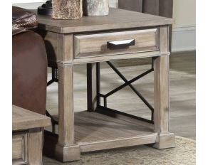 Sundance End Table in Sandstone