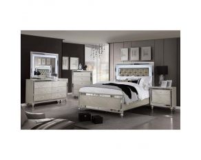 Manar Bedroom Collections in Silver