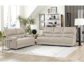 Whitman Power Cordless Reclining Collection in Verona Linen