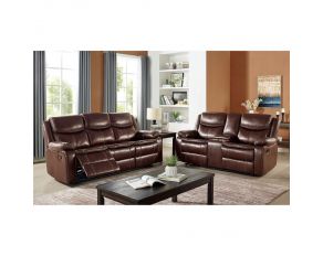 Jeanna Living Room Set in Brown