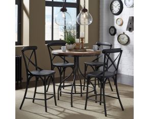 Vintage Series Dining Room Collection in Metal Black