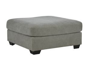 Keener Oversized Accent Ottoman in Ash Gray