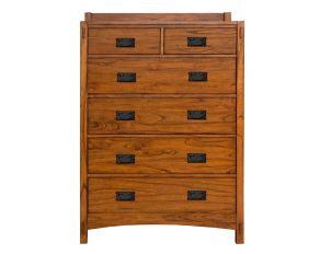 A-America Mission Hill 6-Drawer Chest in Bronze