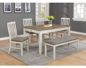 Nina Dining Set in White