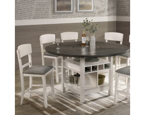 Conner Counter Height Dining Set in Chalk Grey