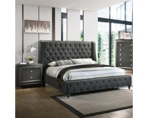 Giovani Bedroom Collection in Grey