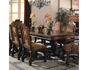 Neo Renaissance Dining Set in Dark Brown