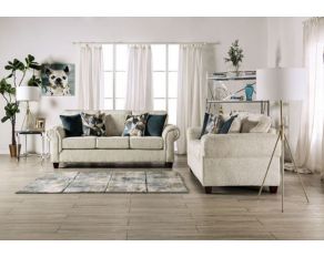 Delgada Living Room Set in Beige