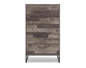 Neilsville 6-Drawer Chest in Multi Gray