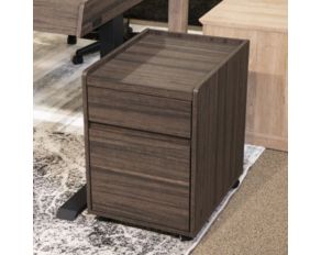 Zendex File Cabinet in Dark Brown