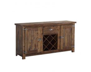 Fresno Server in Rustic Medium Acacia