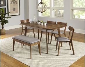 Arcade Butterfly Dining Set in Walnut