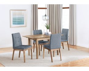 Barcelona Butterfly Dining Set in Oak