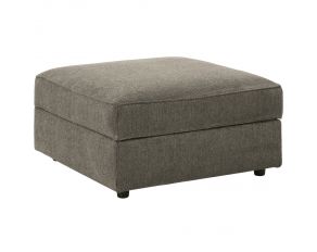 O-Phannon Ottoman With Storage in Putty