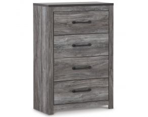 Bronyan 4 Drawer Chest in Dark Gray