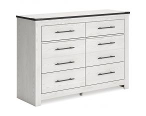 Schoenberg 6 Drawer Dresser in White