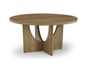 Dakmore Round Dining Table in Brown