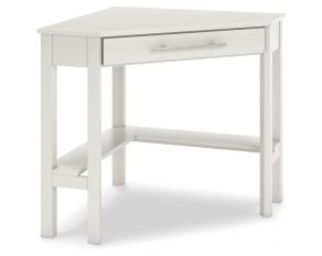 Grannen Home Office Corner Desk in White